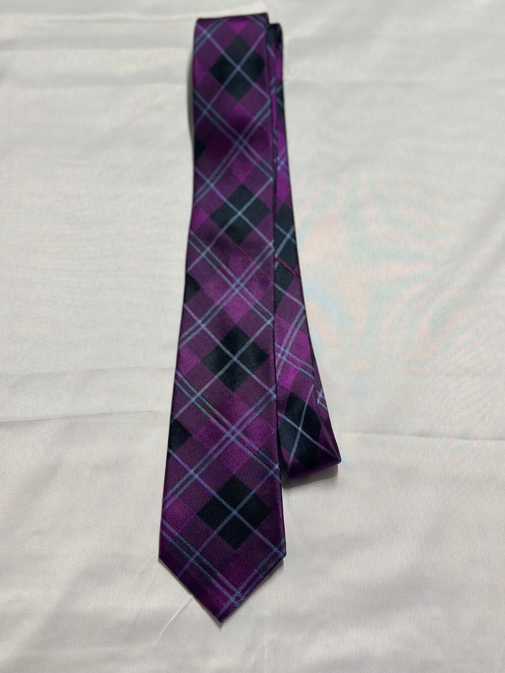 Banana Republic Purple Plaid Tie